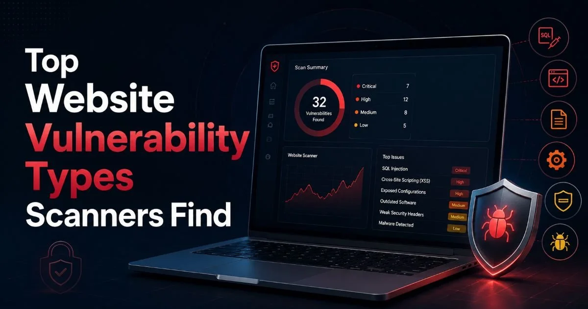 Top Website Vulnerability Types Scanners Find